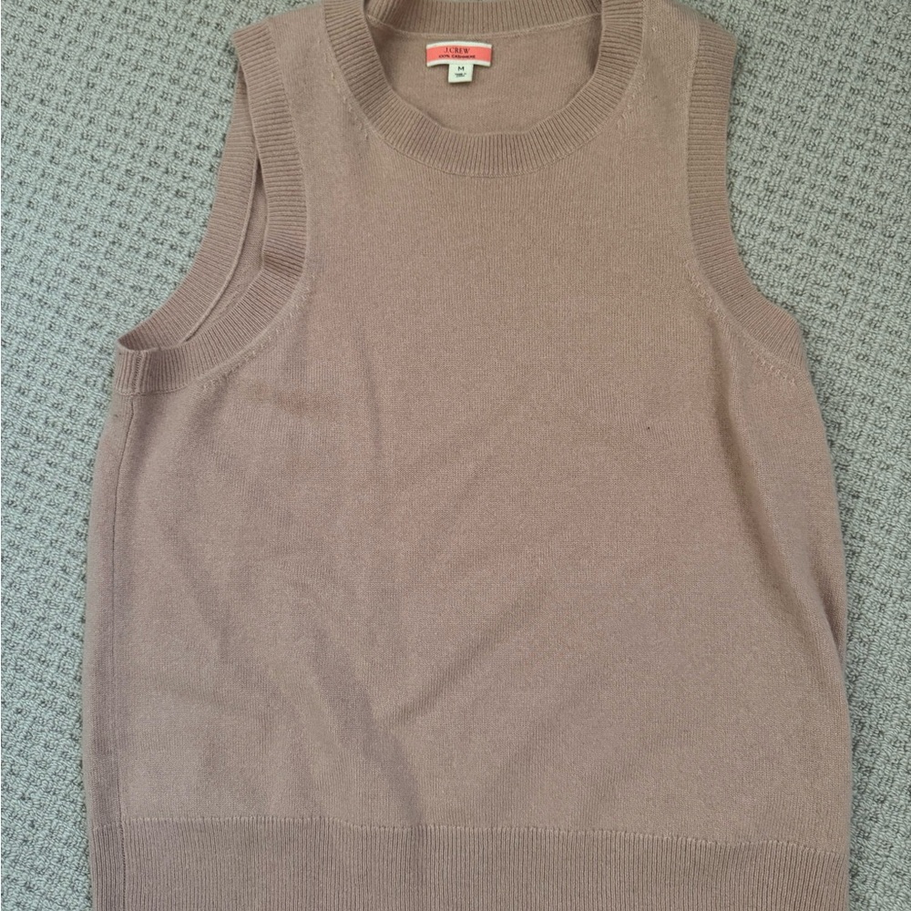 Sleeveless Knit Top in Taupe